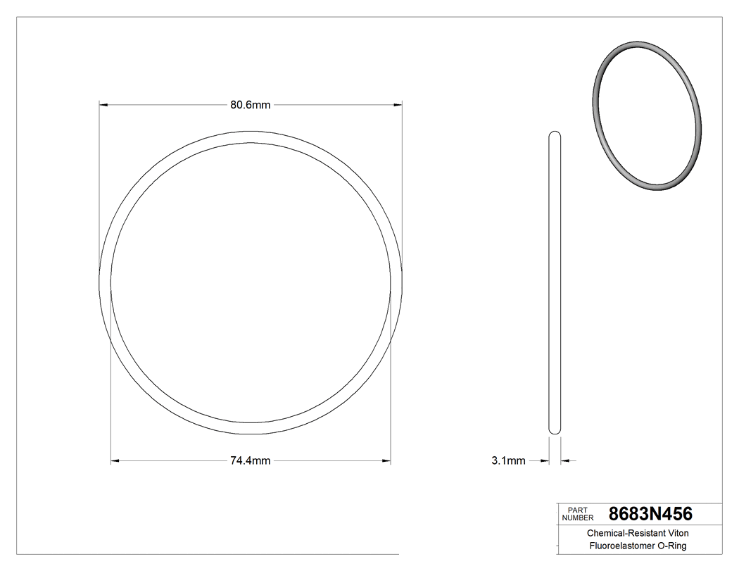 Technical drawing - 8683N456